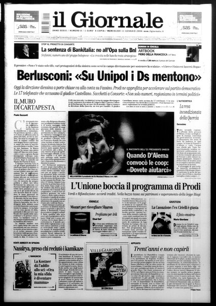 Il giornale : quotidiano del mattino